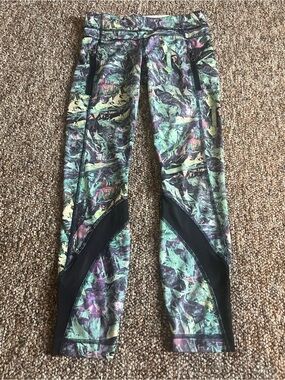Lululemon Inspire Tight II *Full-On Luxtreme Mesh Iridescent Multi/Naval Blue 4